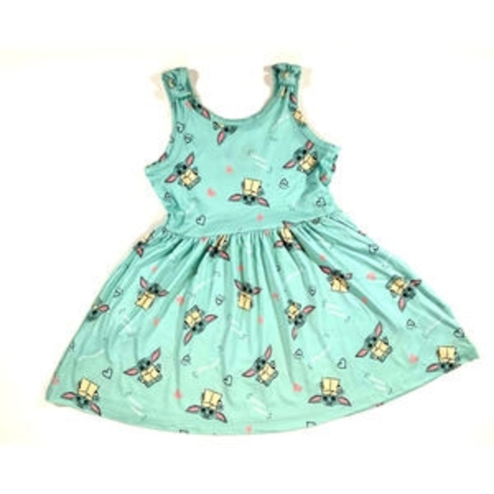 Teal Dress With Groku Pattern